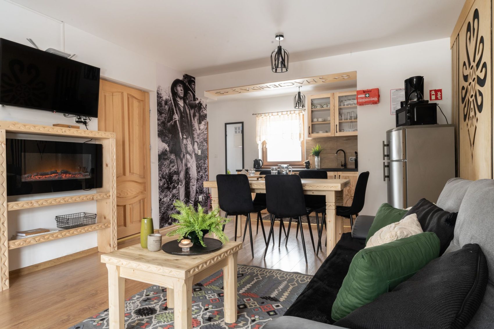 Nowoczesny domek z 2 sypialniami