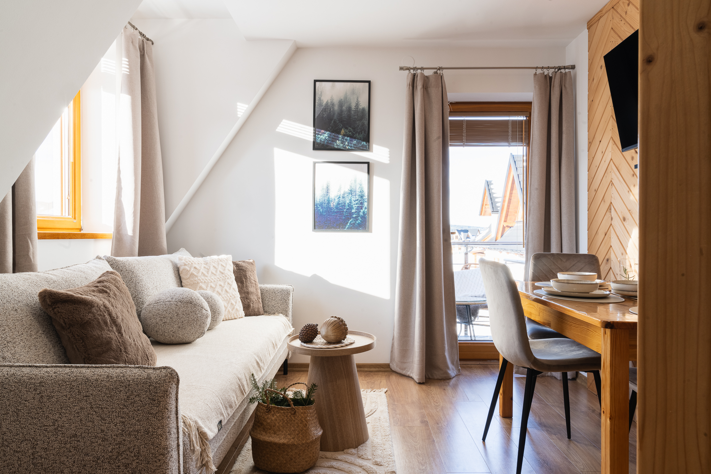 Apartament dwupoziomowy z wanną